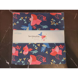 Riley Blake Fabric Sweet Honey Kisses Cotton Quilt Fabric LAYER CAKE NEW